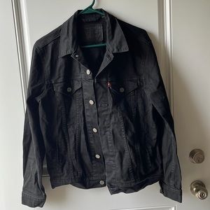 Women’s black Levi jacket